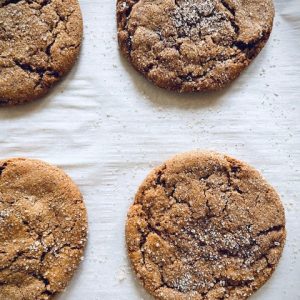 Soft Sourdough Cinnamon Crisp Cookies