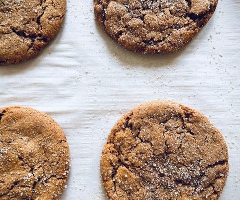 Soft Sourdough Cinnamon Crisp Cookies