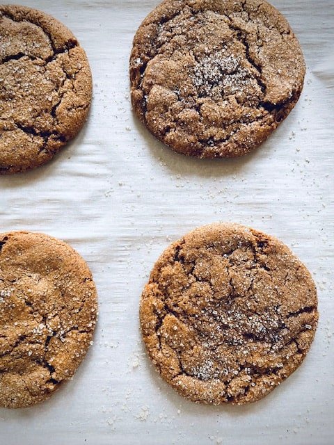Soft Sourdough Cinnamon Crisp Cookies