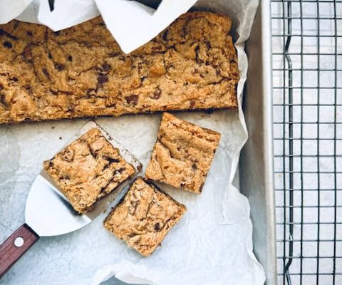 Why you Need Brown Butter Sourdough Blondies In Your Life!