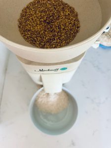 grinding wheat berries