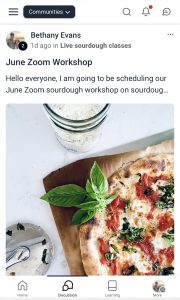 sourdough club inside membership